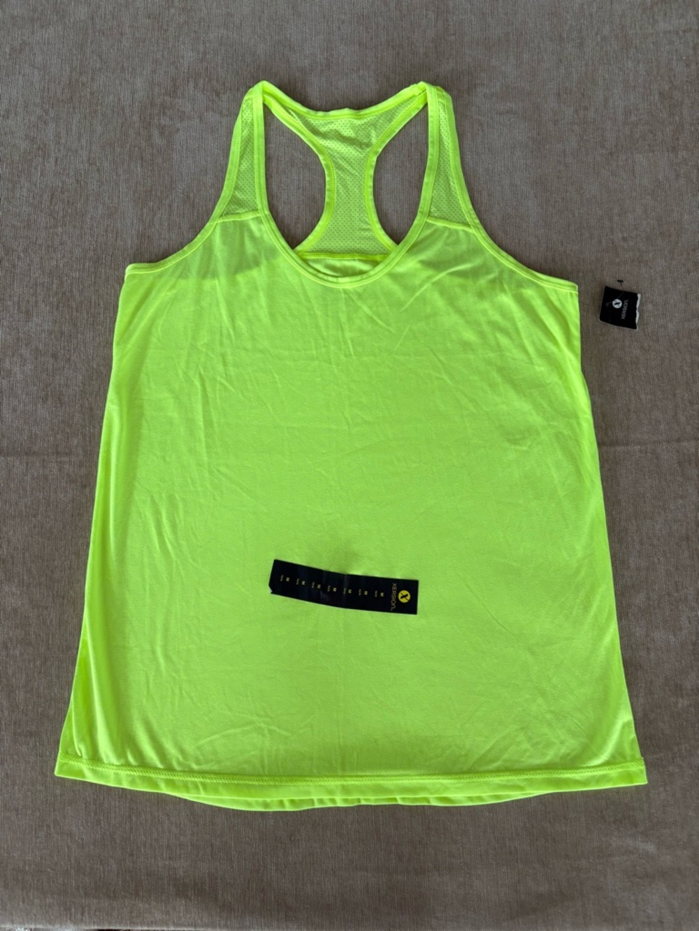 Xersion Women’s Neon Yellow Racerback Workout Tank - Size M